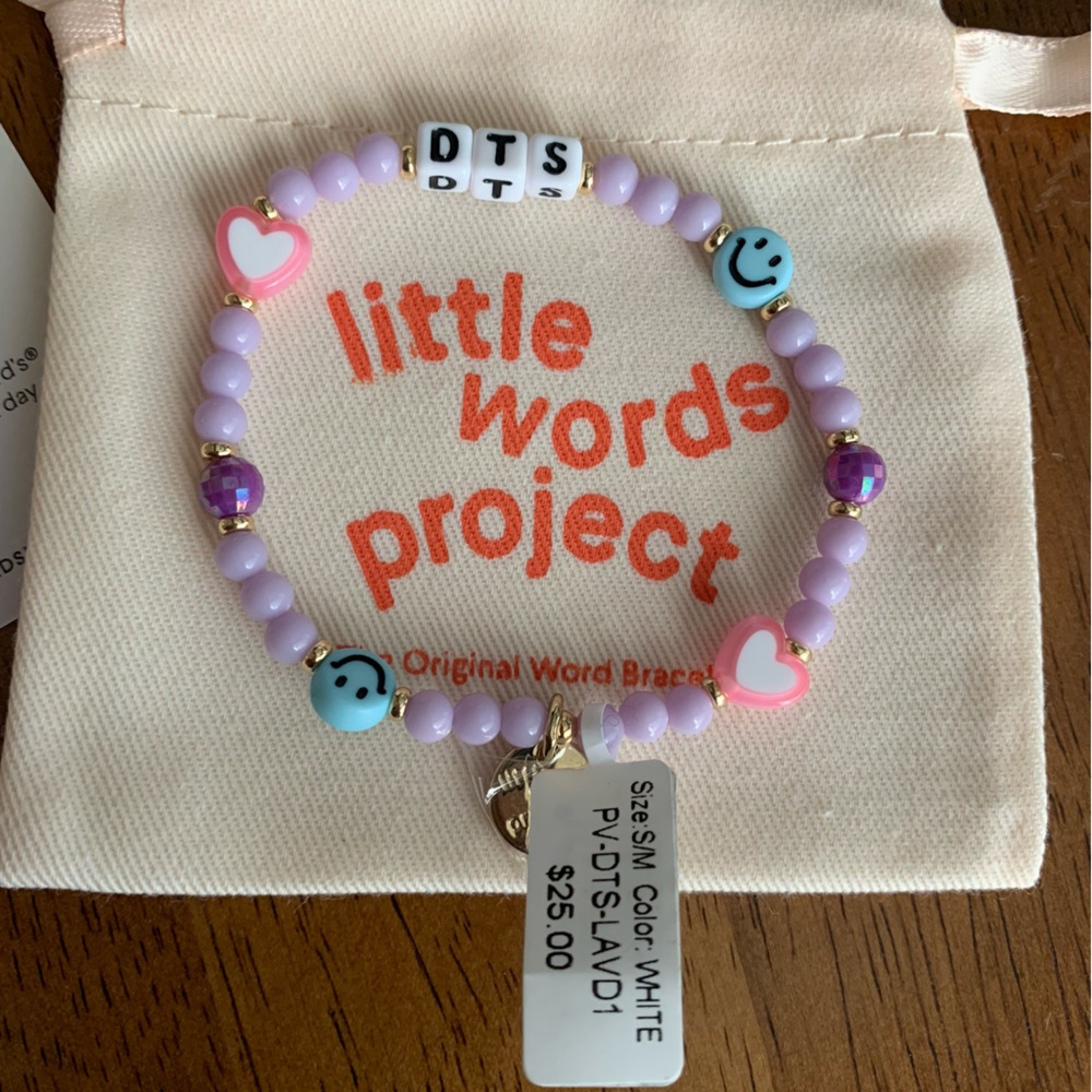 NWT Little Words Project - Down the Shore DTS Bracelet Size Small